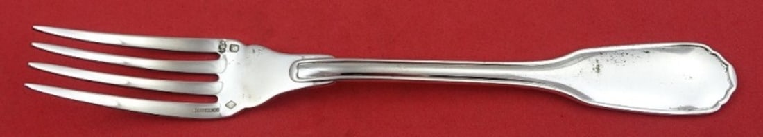 Puiforcat Noailles Sterling Silver French Fish Fork 7 1/2: Puiforcat Noailles Sterling Silver French Fish Fork 7 1/2 French sterling silver fish fork in the Noailles pattern by Puiforcat. It is not monogrammed and is in excellent pre-owned condition. Specific