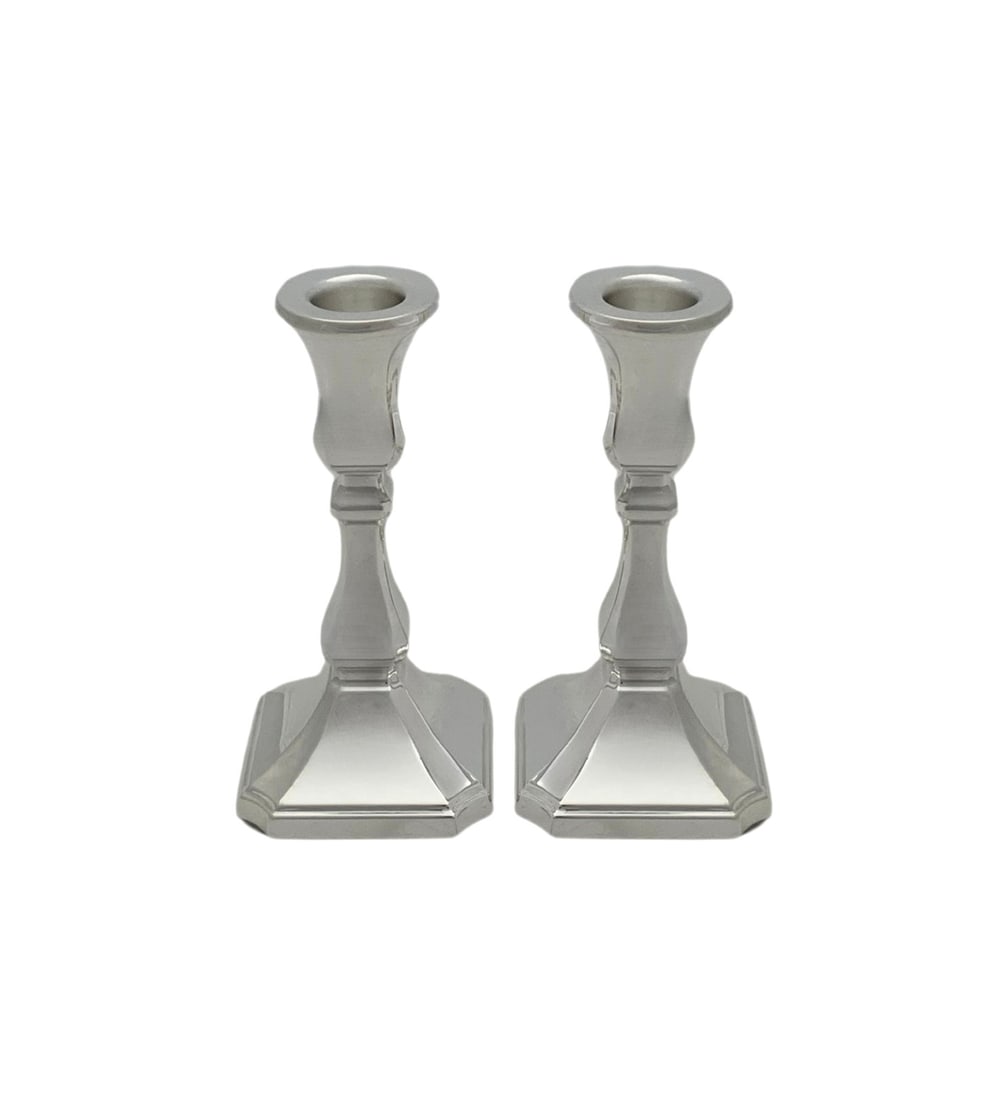 Mini Handmade 925 Sterling Silver Candlesticks: Mini Handmade 925 Sterling Silver Candlesticks These fine mini candlesticks are crafted from 925 sterling silver and feature a handmade modern design with a shiny, sleek finish. Originating from Turki