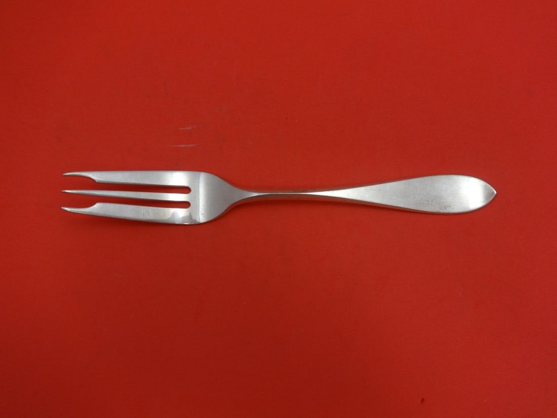 Porter Blanchard Unknown Pattern Sterling Dinner Fork 7 3/4": Porter Blanchard Unknown Pattern Sterling Dinner Fork 7 3/4" A sterling silver dinner fork by Porter Blanchard in the Pattern Unknown design. It is not monogrammed and is in excellent pre-owned condit
