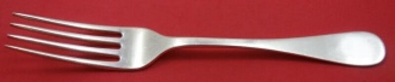 Tiffany & Co King William Sterling Silver Fork 7 Inch Flatware: Tiffany & Co King William Sterling Silver Fork 7 Inch Flatware This exquisite King William fork by Tiffany & Co. exemplifies the elegance of 19th-century flatware. Crafted from high-quality sterling s