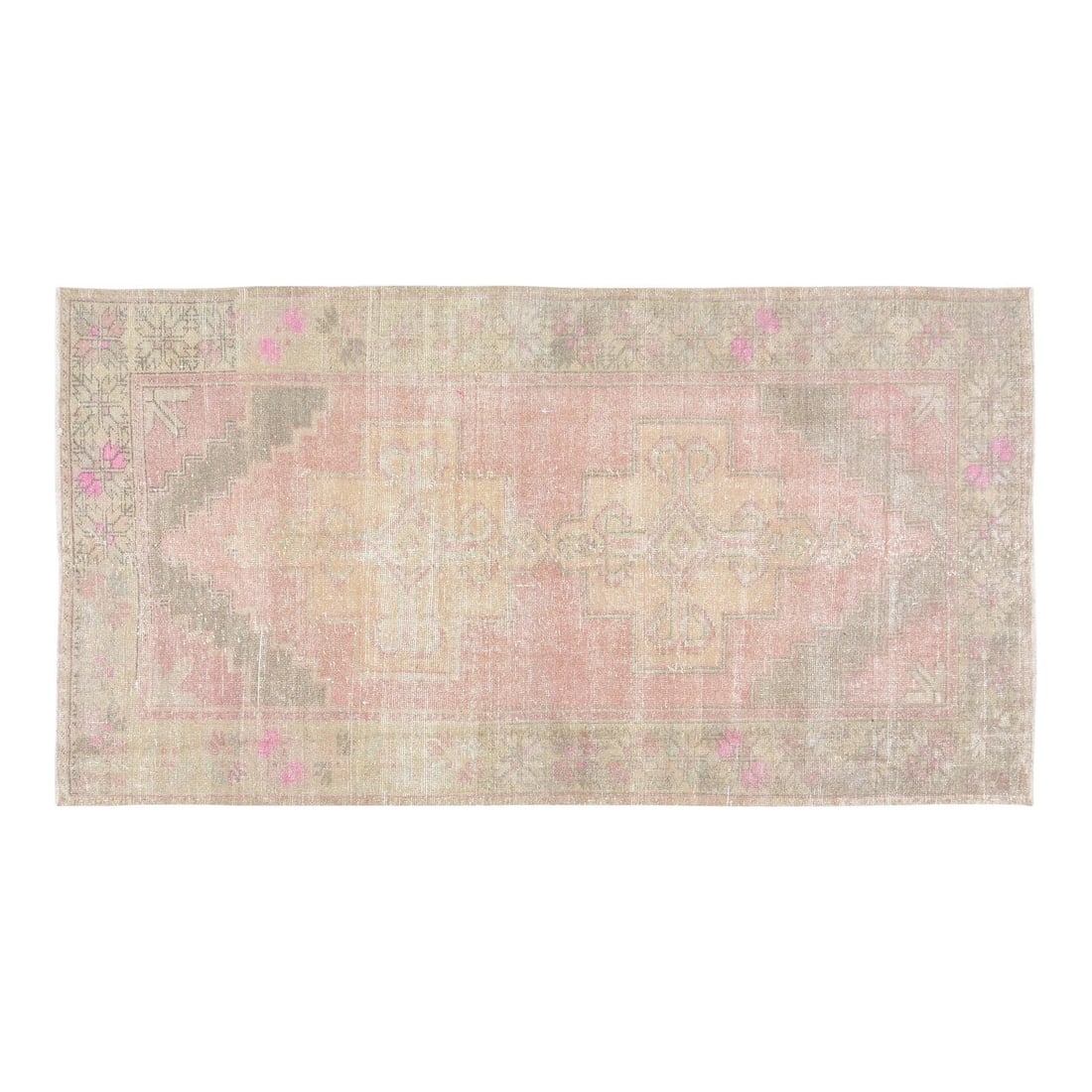 Anatolian Wool Area Rug Hand Knotted 4'8 x 9' Vintage: Anatolian Wool Area Rug Hand Knotted 4'8 x 9' Vintage This vintage Turkish Anatolian rug is hand-knotted from wool using traditional techniques. Its classic craftsmanship is complemented by a modern d