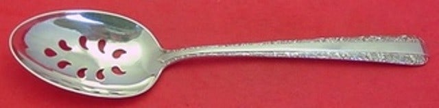 Towle Candlelight Sterling Silver Pierced Serving Spoon 8.5 Inch (1 of 3)