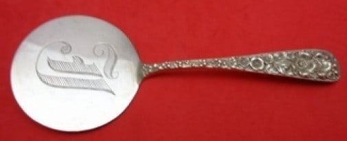 Stieff Forget Me Not Sterling Silver Tomato Server 7.5" (1 of 2)