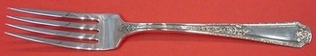 Towle Louis XIV Sterling Silver Dinner Fork 7 7/8 Inch Flatware: Towle Louis XIV Sterling Silver Dinner Fork 7 7/8 Inch Flatware Introducing the Louis XIV Dinner Fork by Towle, crafted from high-quality sterling silver. This elegant flatware piece measures 7 7/8 in