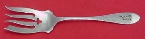 International Sterling Silver Van Dyke Cold Meat Fork 8 1/4" Monogrammed (1 of 1)
