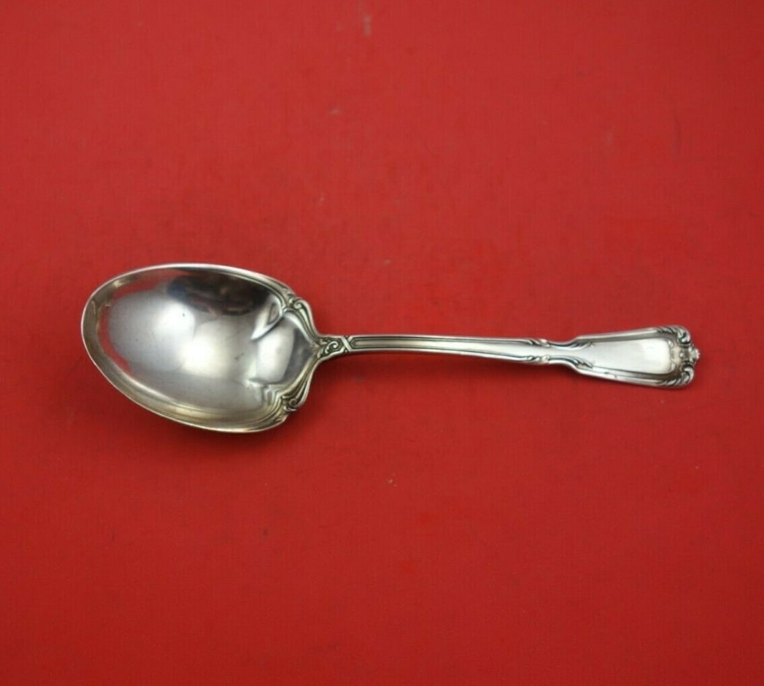 Reed and Barton Chambord Sterling Silver 9 Inch Serving Spoon: Reed and Barton Chambord Sterling Silver 9 Inch Serving Spoon This exquisite Chambord Serving Spoon by Reed and Barton is crafted from high-quality sterling silver. Measuring 9 inches, it features the
