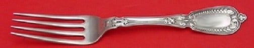 John Polhamus Armor Pattern Sterling Silver Fork Featured in Tiffany Book 7 (1 of 2)