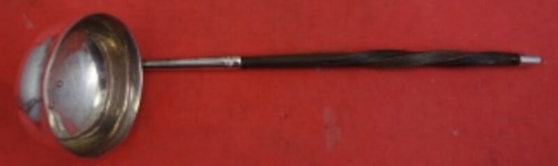 Victorian Sterling Silver Toddy Ladle WK Twisted Handle Lion 7.5in (1 of 2)