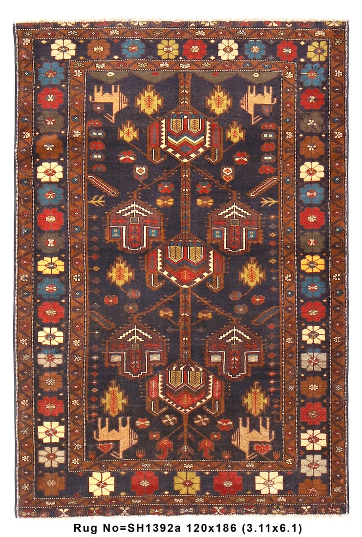 Handmade Lion Tribal Wool Rug 47 x 73 Inch Afghan Area Carpet: Handmade Lion Tribal Wool Rug 47 x 73 Inch Afghan Area Carpet Free continental US Shipping Introducing a stunning Lion Tribal handmade wool rug that beautifully marries the majesty of the lion with in