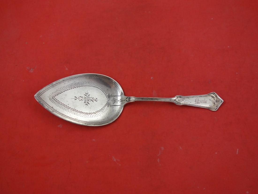 Wood & Hughes Humboldt Sterling Silver Pie Server 8 1/4 Inch: Wood & Hughes Humboldt Sterling Silver Pie Server 8 1/4 Inch This exquisite pie server from the renowned Wood & Hughes, crafted in sterling silver, showcases the elegant Humboldt pattern. The server f