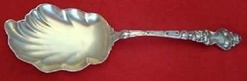 Unger Douvaine Sterling Silver Nouveau Serving Spoon 9 1/4" (1 of 2)