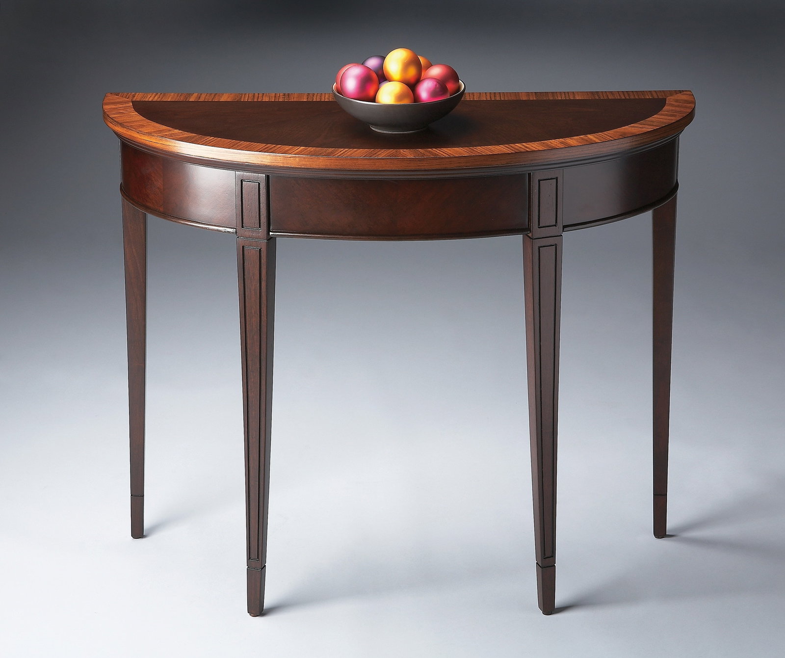 Butler Traditional Cherry Console Table with Carved Design (1 of 2)