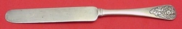 Gorham H 1465 Sterling Silver Junior Knife with Cherub 7 3/8": Gorham H 1465 Sterling Silver Junior Knife with Cherub 7 3/8" This exquisite junior knife, designed in the elegant H 1465 pattern by Gorham, features a flat handle and is crafted entirely from sterlin