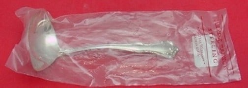 Reed & Barton Rose Cascade Sterling Silver Gravy Ladle 6.75 inches (1 of 2)