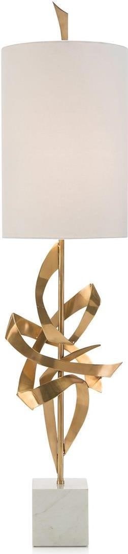 John-Richard Architectural Ribbon Table Lamp Brass Finish UL-Listed (1 of 3)