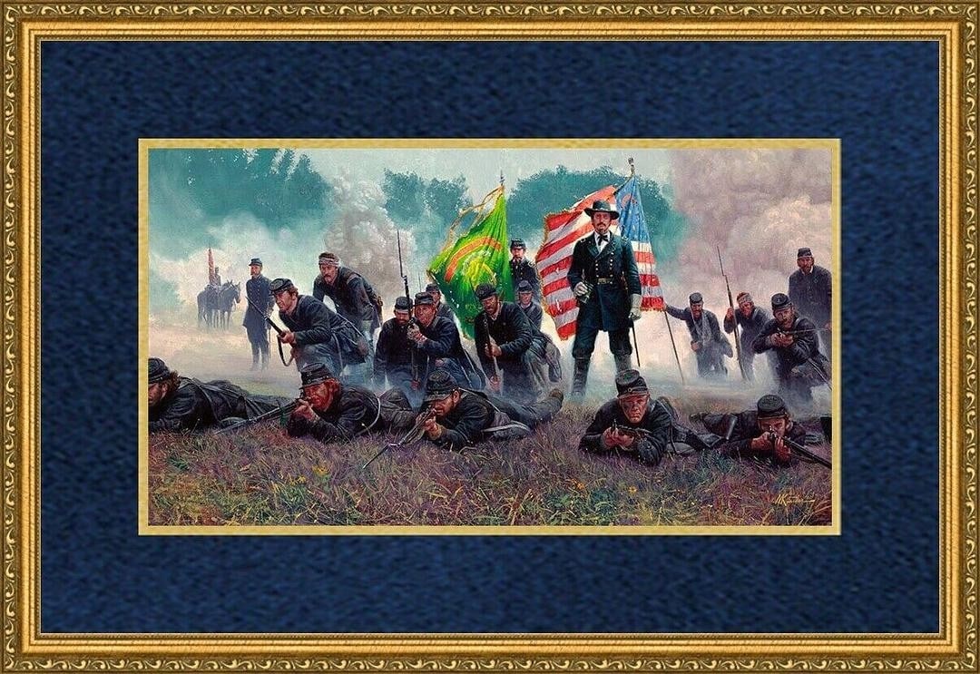 Mort Kunstler Civil War Print (Licensed Reprint) Hancock the Superb Framed Signed COA: Mort Kunstler Civil War Print (Licensed Reprint) Hancock the Superb Framed Signed COA This is a limited edition, hand-signed Print (Licensed Reprint) titled "Hancock the Superb" by Mort Kunstler. The 