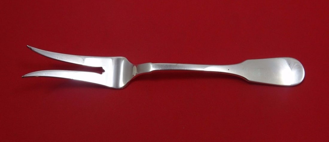 Sterling Silver Serving Fork 8 1/4 Cardinale Zaramella Argenti (1 of 2)