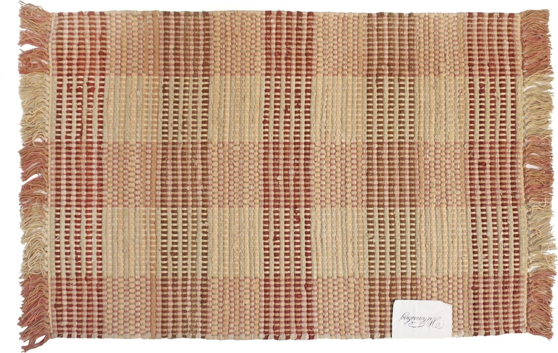 Booker Plaid Black Khaki Hand-Loomed Cotton Rug 4x6: Booker Plaid Black Khaki Hand-Loomed Cotton Rug 4x6 Enhance your living space with the Traditional Booker Plaid Rug in Black and Khaki, perfect for country farmhouse style decor. Made from 100% hand-l