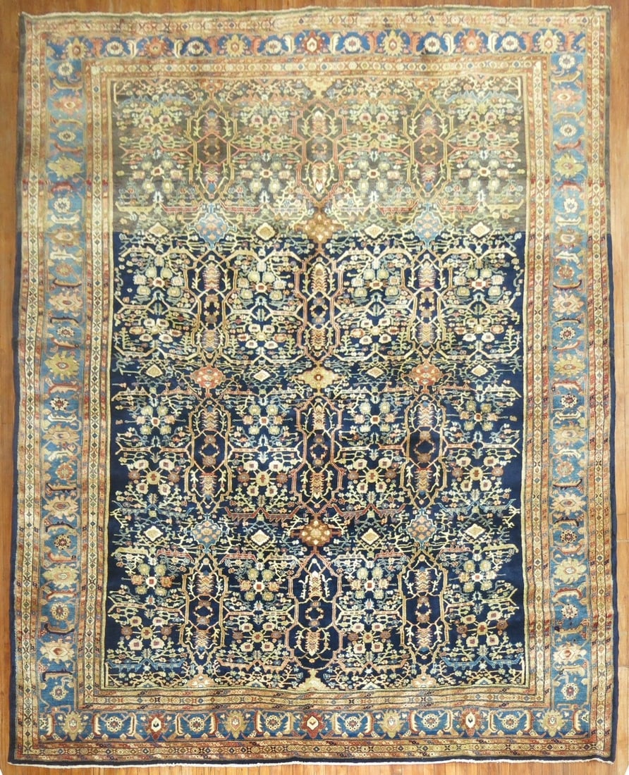 10' 7" x 12' 8" Persian Malayer Room Rug 1930s: 10' 7" x 12' 8" Persian Malayer Room Rug 1930s 1930s Persian Malayer rug in a room-size square format. This pre-owned piece features the traditional Malayer design and is suited for larger interior sp
