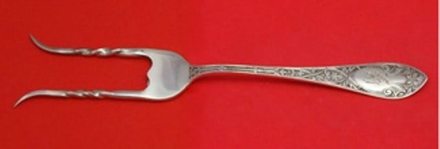 Watson Orleans Sterling Silver Custom Baked Potato Fork Monogrammed: Watson Orleans Sterling Silver Custom Baked Potato Fork Monogrammed This custom-made serving fork features the intricate Orleans pattern by Watson, crafted from high-quality sterling silver. Designed 