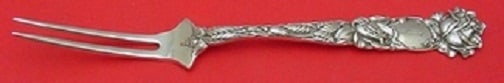Alvin Bridal Rose Sterling Silver Spinach Fork 7.5 Inch Custom Made: Alvin Bridal Rose Sterling Silver Spinach Fork 7.5 Inch Custom Made This exquisite 7 1/2" spinach fork is part of the Bridal Rose pattern by Alvin, crafted from high-quality sterling silver. Made cust