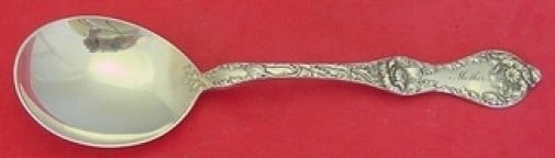 Reed & Barton Les Cinq Fleurs Sterling Silver Soup Spoon 7.25 Inch (1 of 1)