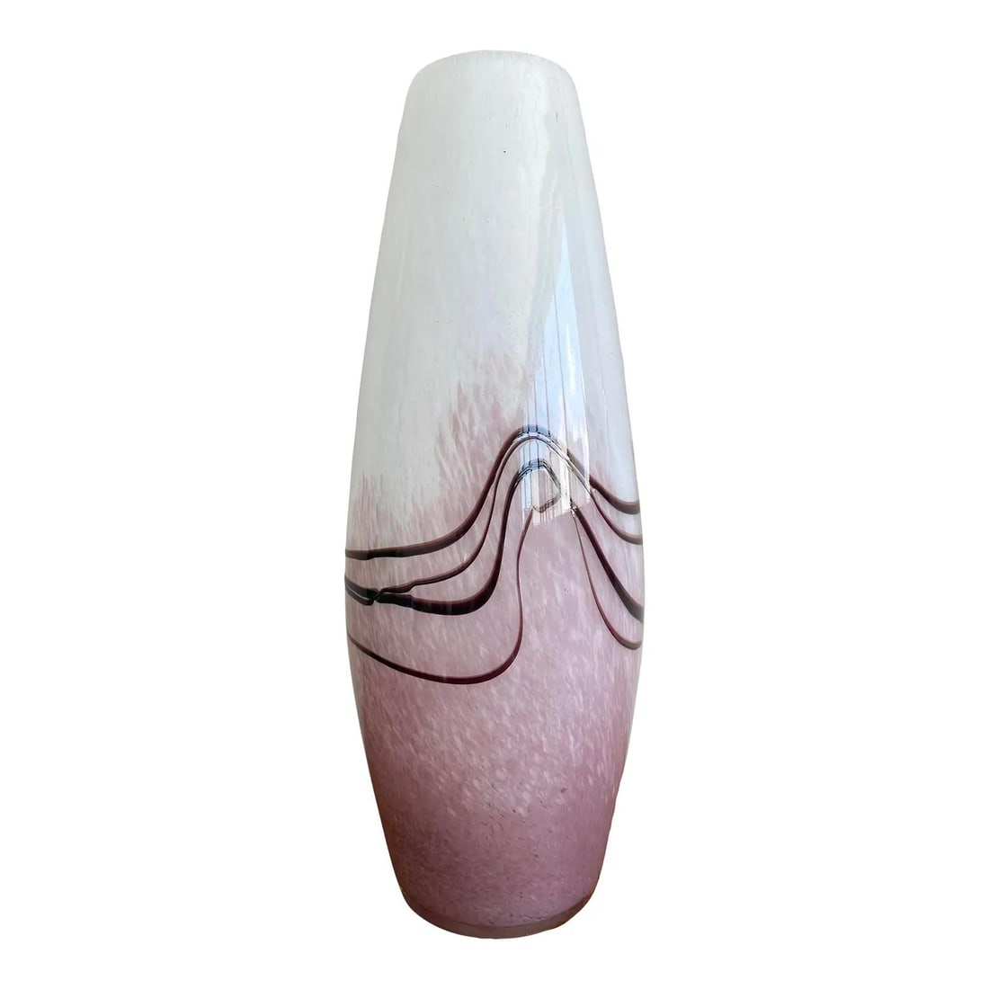 Lavender Gradient Hand-Blown Glass Vase (1 of 6)