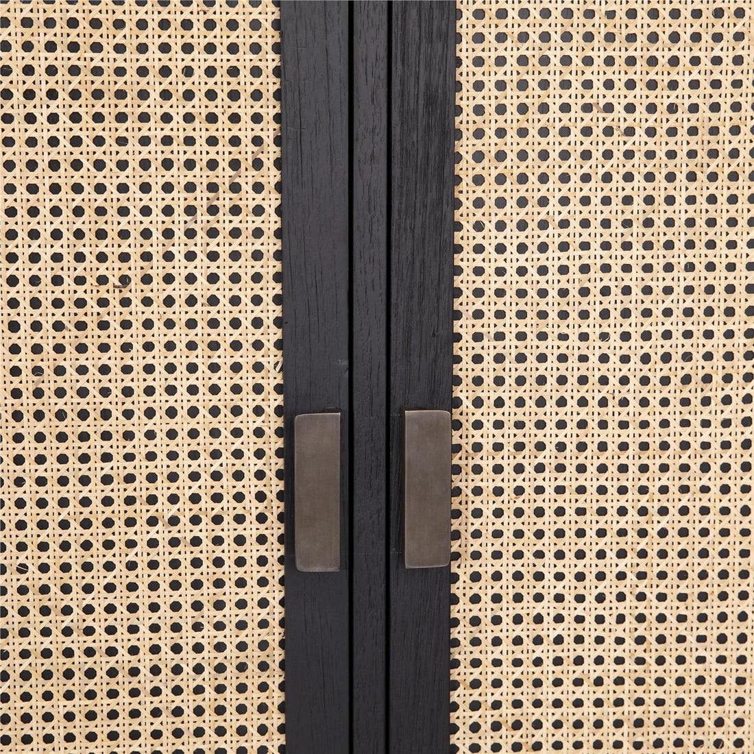 Royette French Country Wood Cabinet Black Frame: Royette French Country Wood Cabinet Black Frame Introducing the Royette Cabinet, exquisitely designed in an antique or vintage style. This striking piece features an antique black frame complemented b
