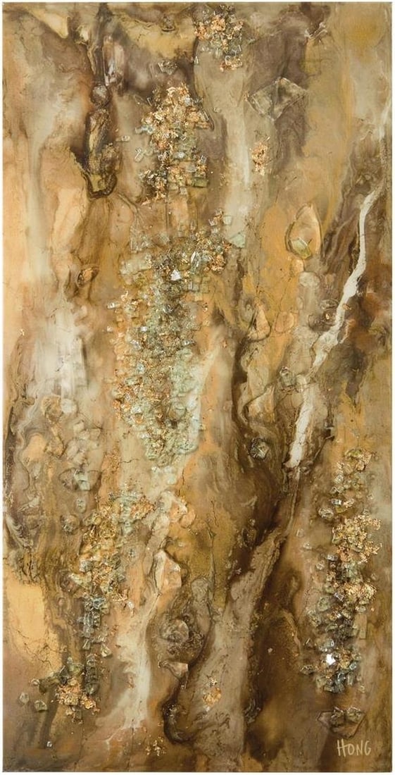 Mary Hong Radiant Earth I Glass Art Vertical 72x36 High-Gloss: Mary Hong Radiant Earth I Glass Art Vertical 72x36 High-Gloss Discover the beauty of 'Radiant Earth I', a stunning piece of glass art by Mary Hong. Crafted in a vintage style, this artwork measures 72