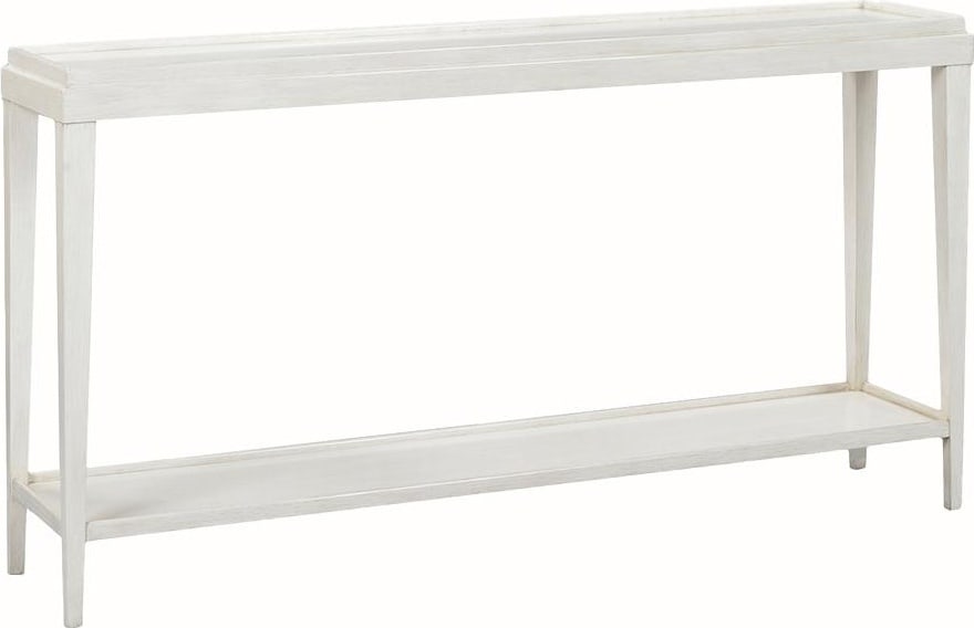 Oliver Home Liz Narrow Console Table Driftwood White Finish: Oliver Home Liz Narrow Console Table Driftwood White Finish This Narrow Console Table features a stunning Driftwood White finish, perfect for adding a touch of elegance to your space. Crafted from dur