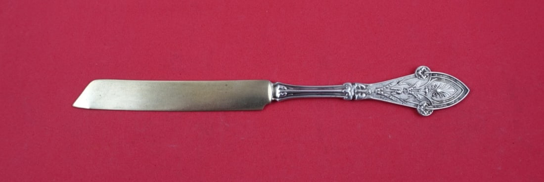 Sterling Silver Citrus Knife Italian Pattern by Tiffany Gold Wash 7.25 Inch: Sterling Silver Citrus Knife Italian Pattern by Tiffany Gold Wash 7.25 Inch This is a Tiffany & Co. Italian pattern citrus knife crafted from sterling silver with a gold-washed blade. Featuring a flat
