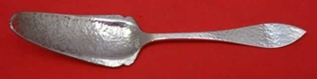 Kalo Sterling Silver Jelly Knife 8.5 Inch Unique Design: Kalo Sterling Silver Jelly Knife 8.5 Inch Unique Design This exquisite Kalo jelly knife features a classic 8 1/2" length and is crafted from high-quality sterling silver. The knife showcases a pattern