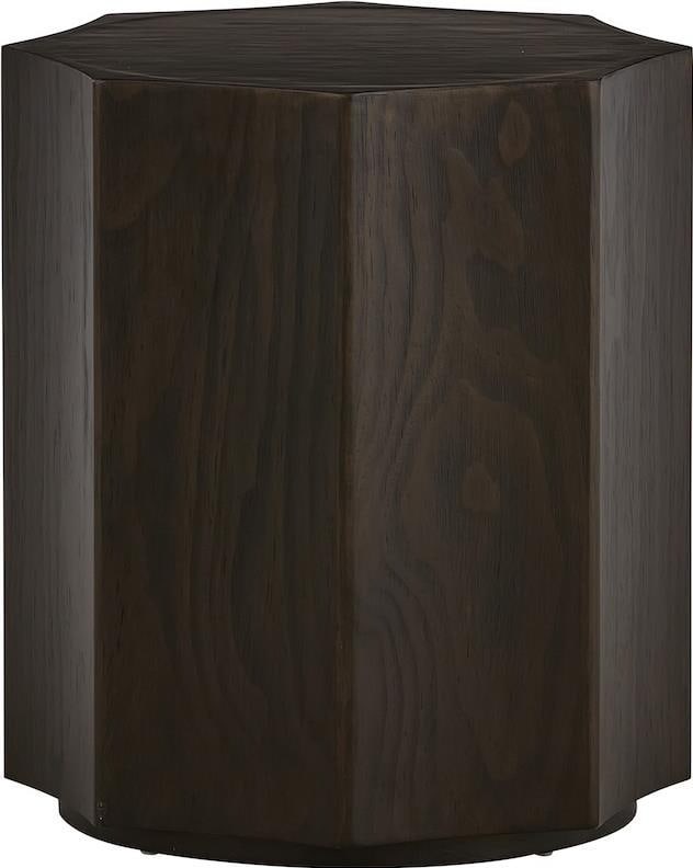 Alder Tweed Thayer Table Dark Cinder Engineered Wood 23.5H 18W 18D (1 of 1)