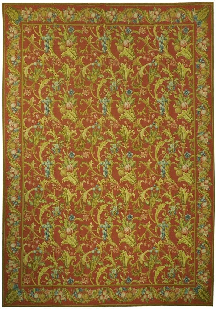 Vibrant Orange 8' x 11.8' Handmade Needlepoint Flat Weave Rug: Vibrant Orange 8' x 11.8' Handmade Needlepoint Flat Weave Rug Free continental US Shipping Transform your living space with the 8 x 11.8 Orange Needlepoint Flat Weave Rug, designed to blend perfectly 
