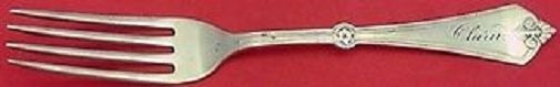 Gorham Rosette Sterling Silver Dinner Fork 7.5 inch by George Wilkinson: Gorham Rosette Sterling Silver Dinner Fork 7.5 inch by George Wilkinson This exquisite dinner fork is part of the Rosette pattern by Gorham, designed by George Wilkinson. Crafted from high-quality ste