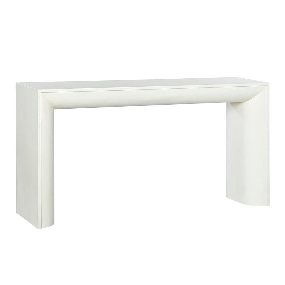 Oliver Home Cape Collection Console Table Egret Finish Stainless Steel: Oliver Home Cape Collection Console Table Egret Finish Stainless Steel Introducing the Cape Collection Console Table, an exquisite piece featuring a sleek Egret finish. Crafted from durable stainless 