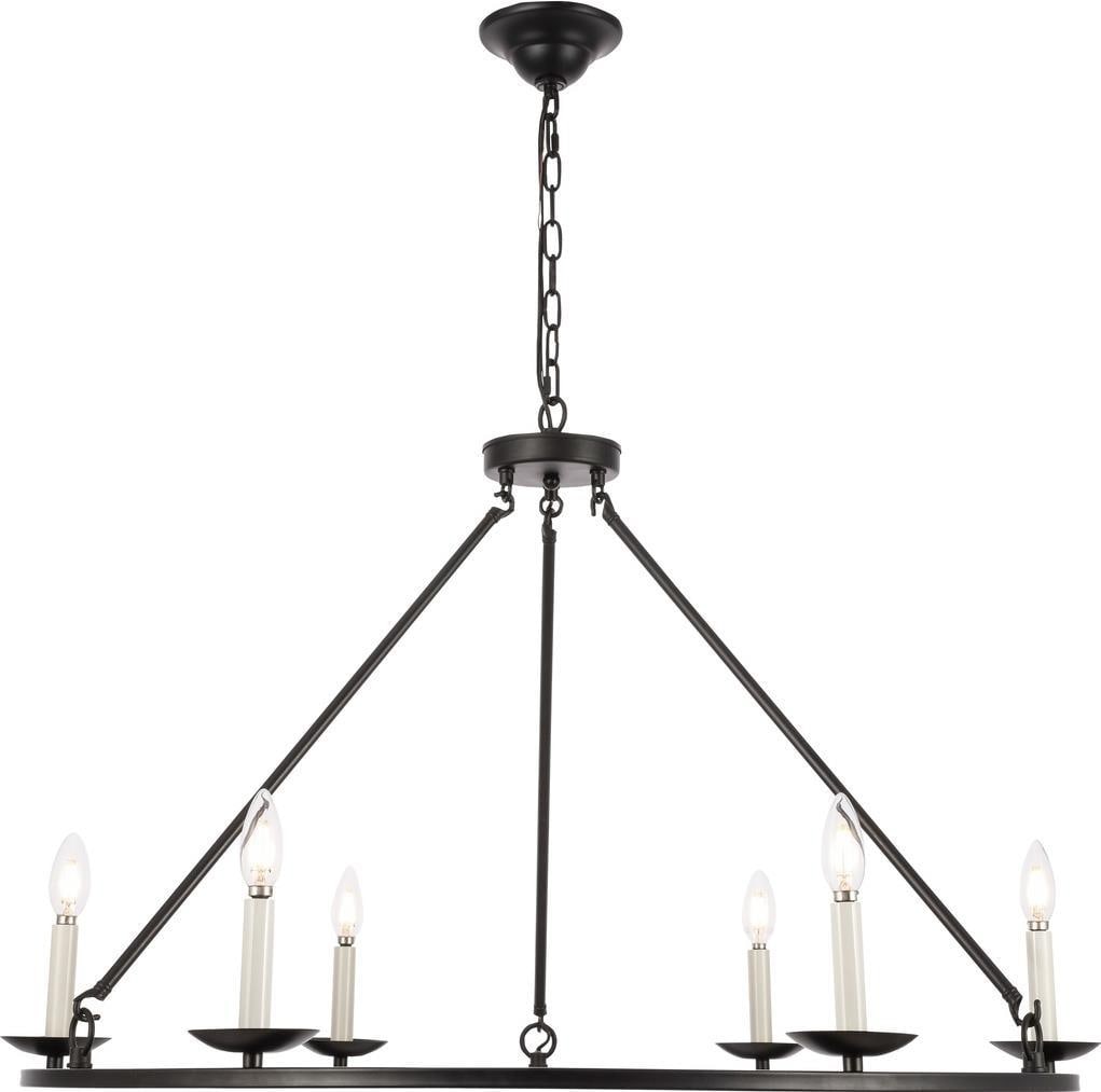 Elegant Lighting Maine Black Bowl Chandelier 24H 36W 36D UL-Listed: Elegant Lighting Maine Black Bowl Chandelier 24H 36W 36D UL-Listed Illuminate your space with this Timeless Traditional Black Chandelier, a stunning piece that embodies the elegance of English traditi