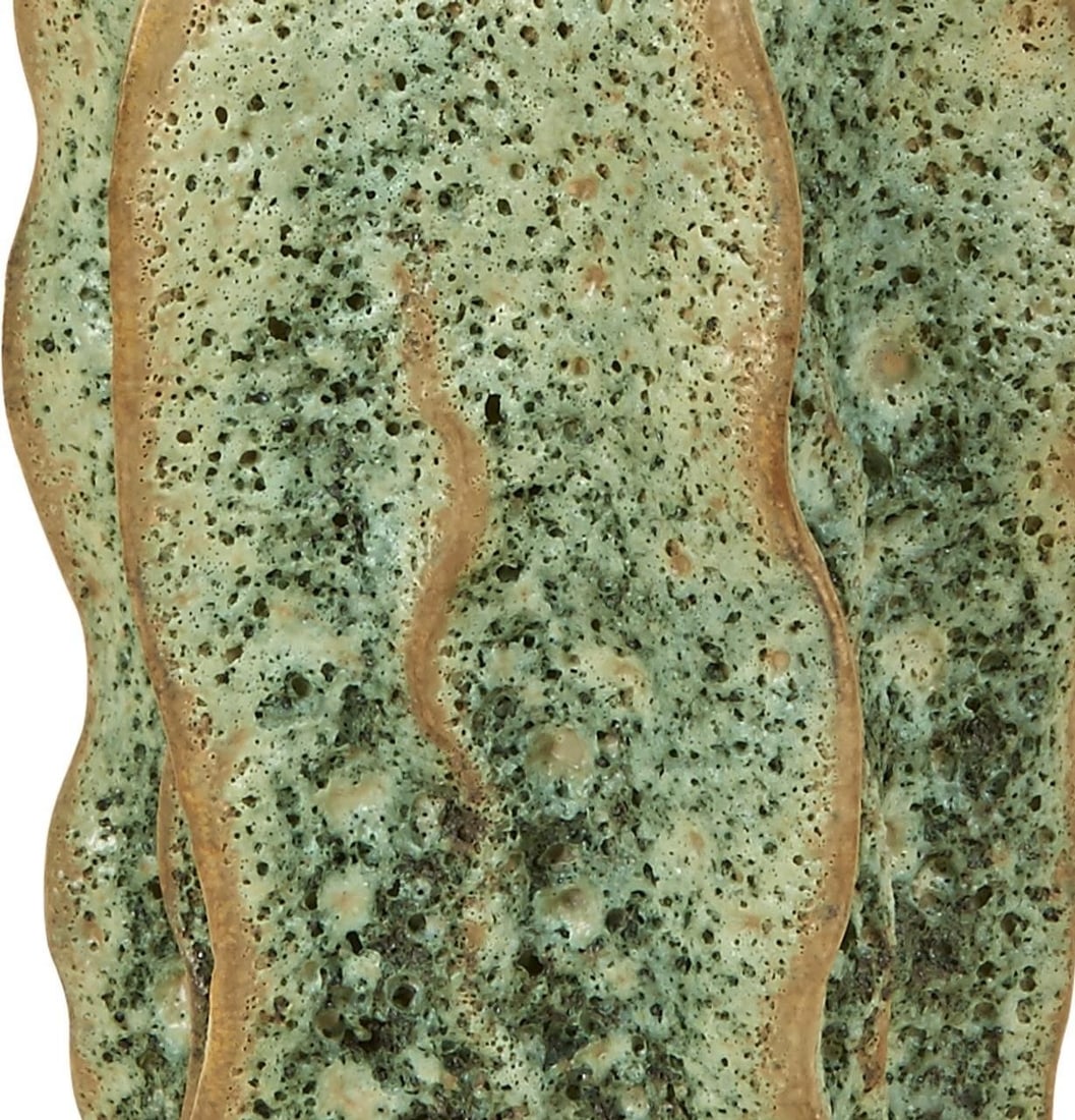 French Cactus Ceramic Vase Green 7H x 3W x 3D: French Cactus Ceramic Vase Green 7H x 3W x 3D Showcase your unique style with this French Craftsmanship Cactus Ceramic Vase. This small vase features a vibrant green finish, perfect for adding a touch