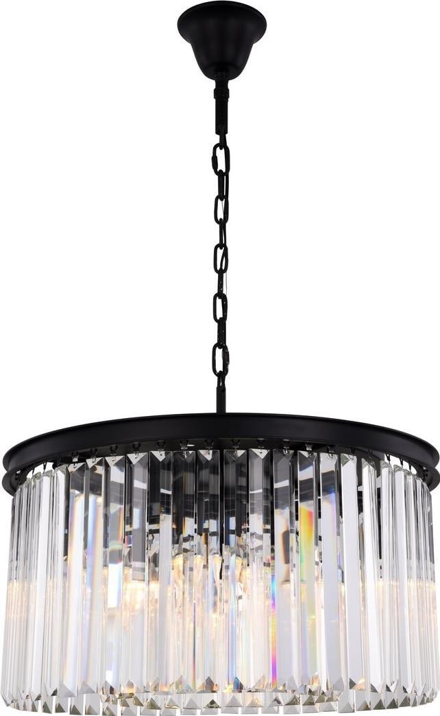 Elegant Lighting Sydney Pendant Light with Royal-Cut Crystals: Elegant Lighting Sydney Pendant Light with Royal-Cut Crystals Illuminate your space with the stunning Sydney Hanging Pendant. This elegant pendant light features royal-cut crystals that beautifully di