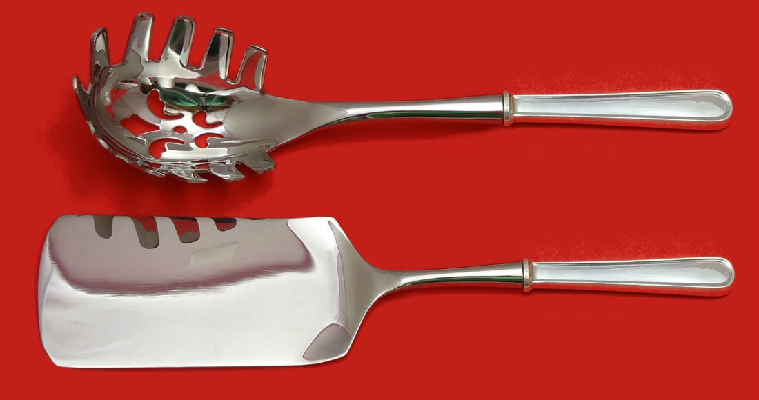 2pc Kirk Calvert Sterling Silver Pasta and Lasagna Hostess Set (1 of 1)