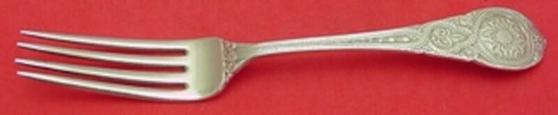 Wendt Moresque Sterling Silver Fork 7 Inch Classic Flatware: Wendt Moresque Sterling Silver Fork 7 Inch Classic Flatware This exquisite Moresque fork, crafted by Wendt, features a classic design in sterling silver. Measuring 7 inches, this flatware piece is par