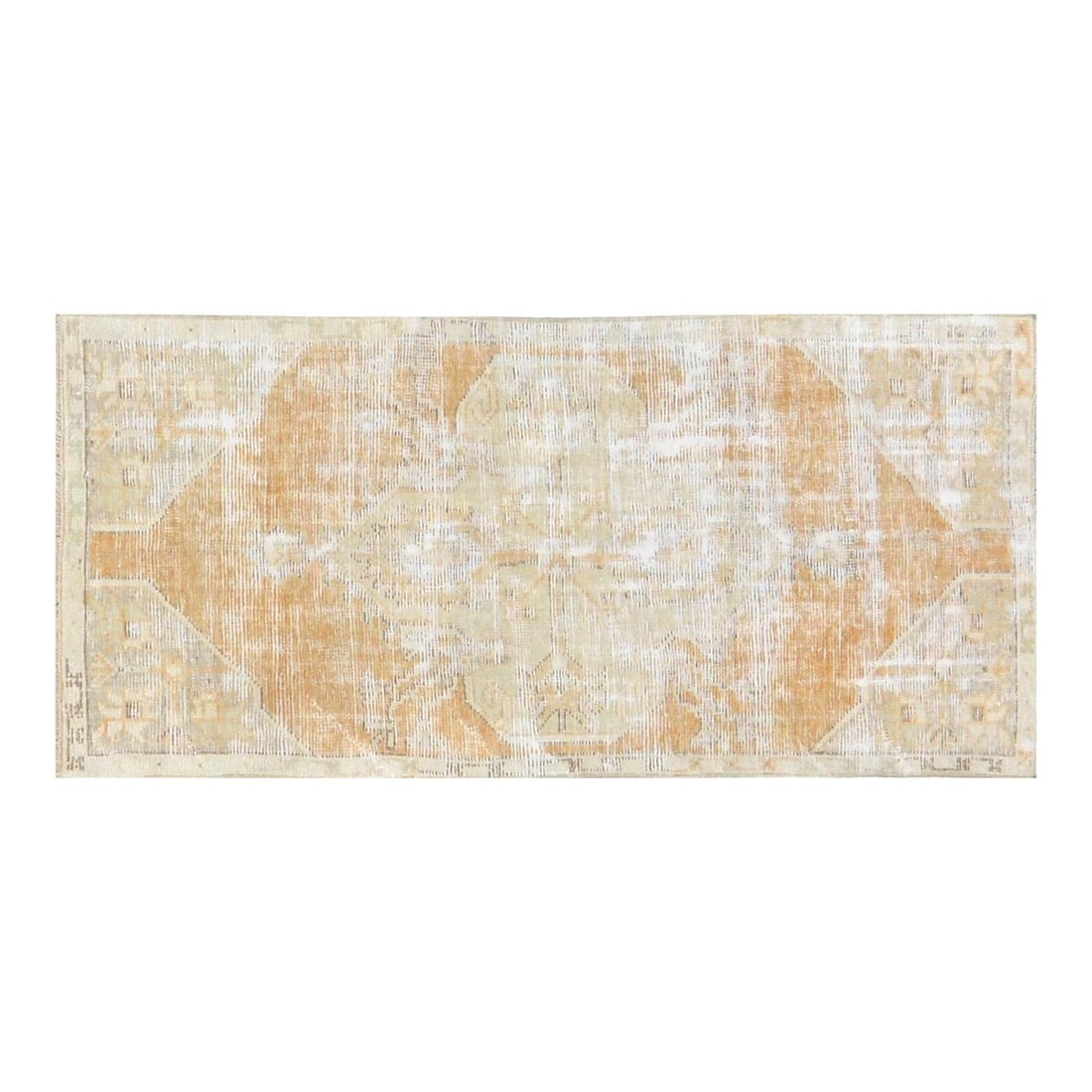 Hand-Knotted Wool Anatolian Rug Tan 2'x4' Vintage Turkish: Hand-Knotted Wool Anatolian Rug Tan 2'x4' Vintage Turkish This vintage Turkish Anatolian wool rug is hand-knotted using traditional rug-making techniques. Crafted with attention to detail, it features