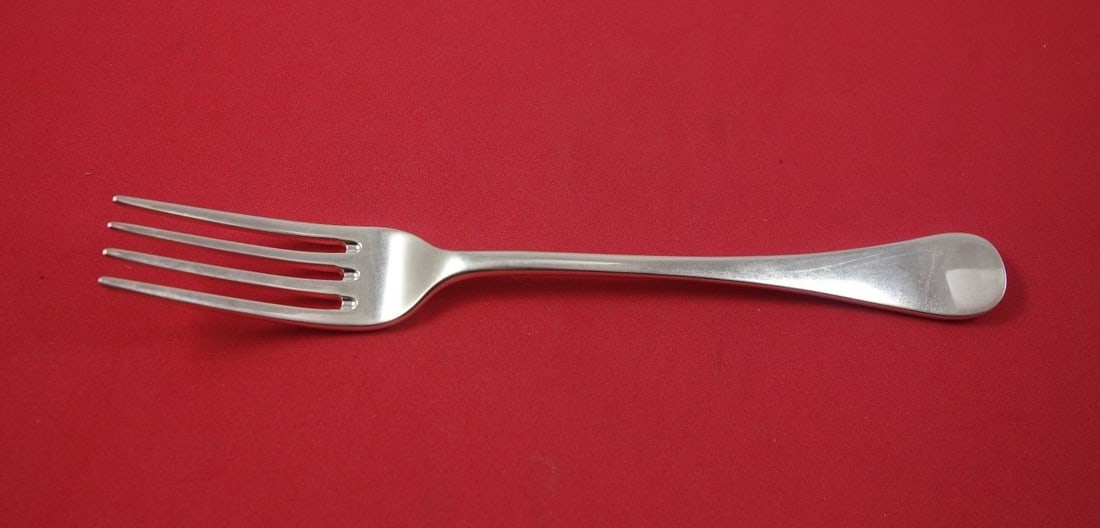 Zaramella Argenti Spagnolo Sterling Silver Dinner Fork 7 3/4 Inch Unused: Zaramella Argenti Spagnolo Sterling Silver Dinner Fork 7 3/4 Inch Unused This exquisite dinner fork from Zaramella Argenti is crafted from high-quality sterling silver, showcasing a sophisticated Spag