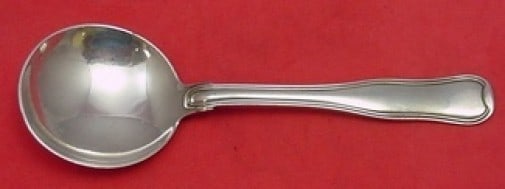 Georg Jensen Old Danish Sterling Cream Soup Spoon 6 1/2 (1 of 2)