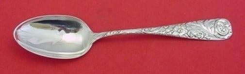 Durgin Scroll Pattern Sterling Silver Serving Spoon 8.5 Inches Monogrammed: Durgin Scroll Pattern Sterling Silver Serving Spoon 8.5 Inches Monogrammed This exquisite serving spoon from the Scroll pattern by Durgin is crafted in sterling silver, measuring 8 1/2 inches in lengt