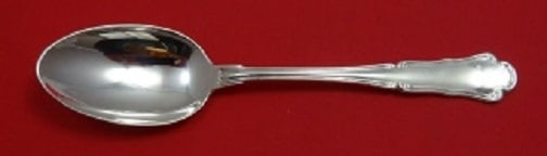 Zaramella Argenti Barocco sterling silver soup spoon 6 1/2": Zaramella Argenti Barocco sterling silver soup spoon 6 1/2" Barocco place soup spoon by Zaramella Argenti in the Barocco pattern. This sterling silver spoon is made in Italy, is not monogrammed, and i