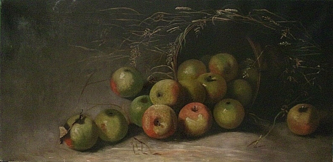 16.5 X 36 American School still life painting after Robert Spear Dunning (1 of 5)