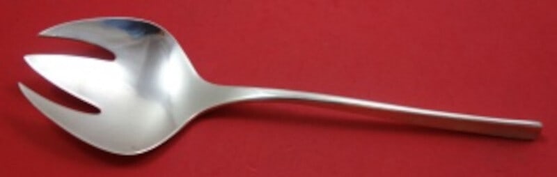 International Sterling Silver Vision 9 Inch Cold Meat Fork: International Sterling Silver Vision 9 Inch Cold Meat Fork This exquisite Vision serving fork by International Sterling is crafted from high-quality sterling silver and measures 9 inches in length. Th