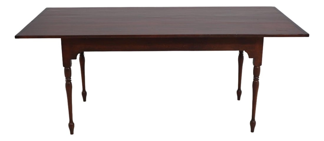 Cherry Wood Farm Dining Table by Dr Dimes 72w x 34d x 29.5h (1 of 10)