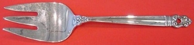 Royal Danish Serving Fork by International Sterling Silver 8 7/8": Royal Danish Serving Fork by International Sterling Silver 8 7/8" This exquisite Royal Danish cold meat fork by International Sterling is a stunning addition to any dining collection. Crafted between 
